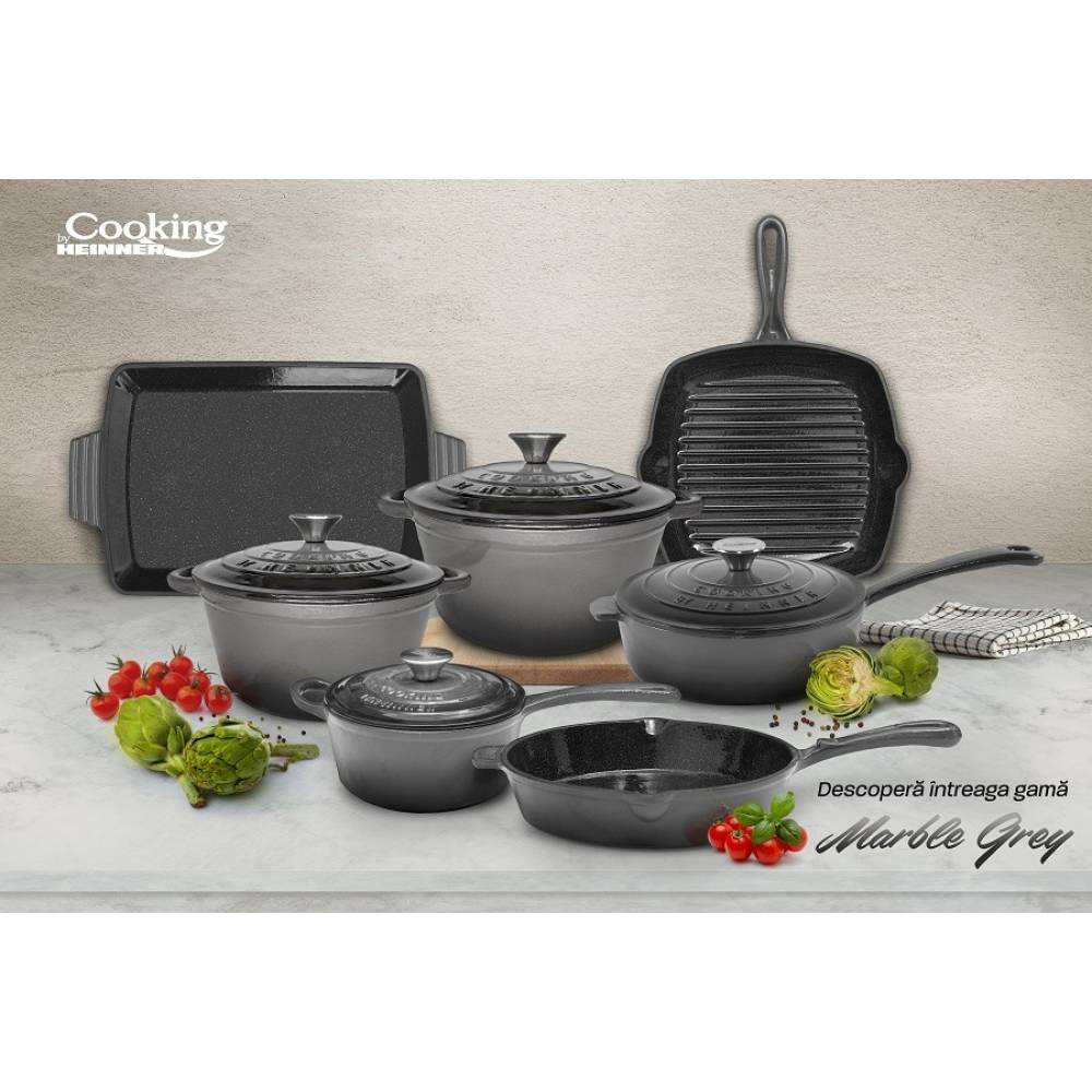 Tava fonta emailata Heinner, 33x23x7cm Tava fonta emailata Heinner, 33x23x7cm