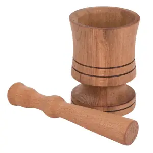 Mojar de lemn pentru usturoi