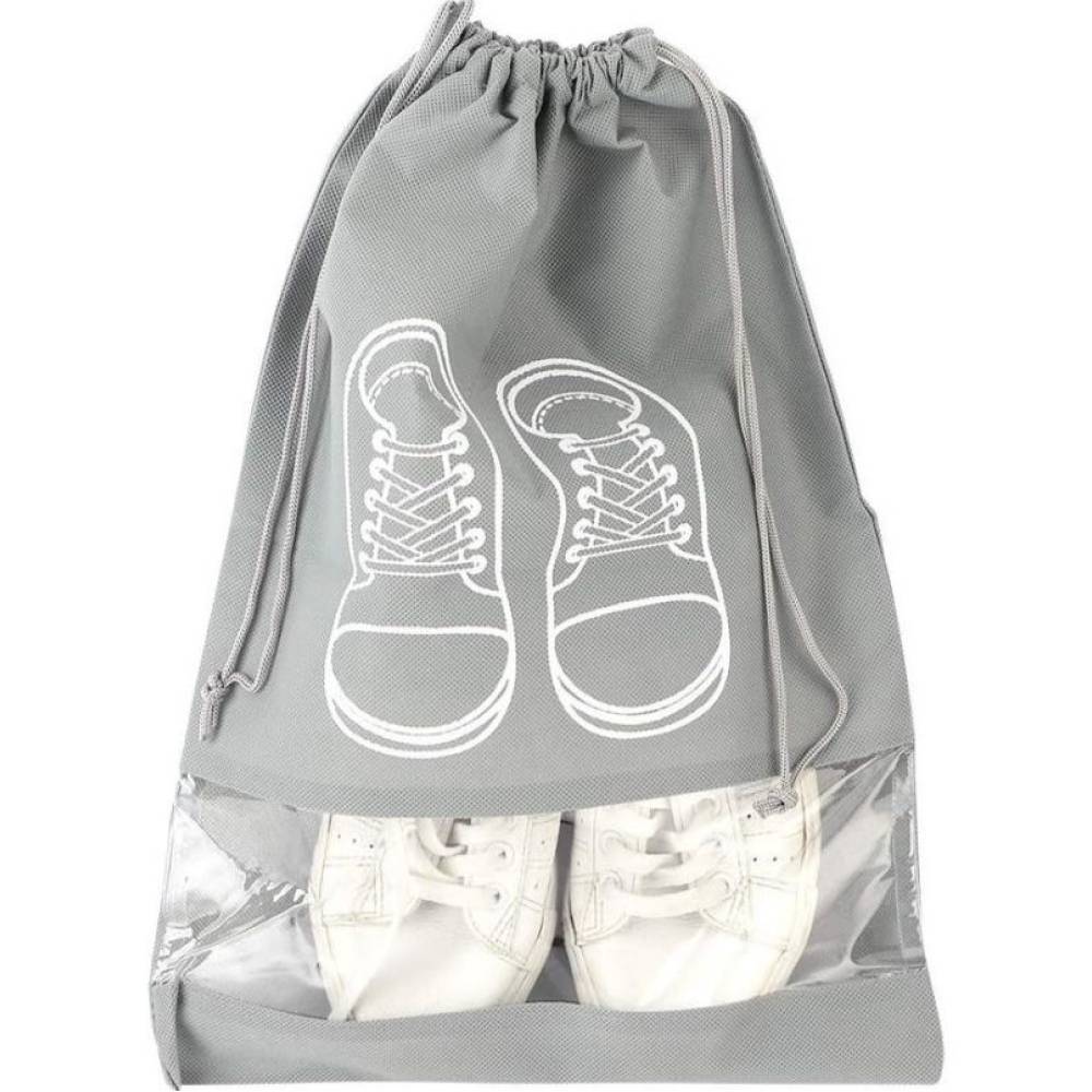 Sac depozitare incaltaminte, 27x36cm Gri Sac depozitare incaltaminte, 27x36cm Gri