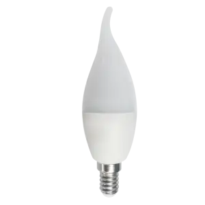 Bec Led Lumanare Flama E14, model C35, 7W= 60W, 2700K, lumina calda