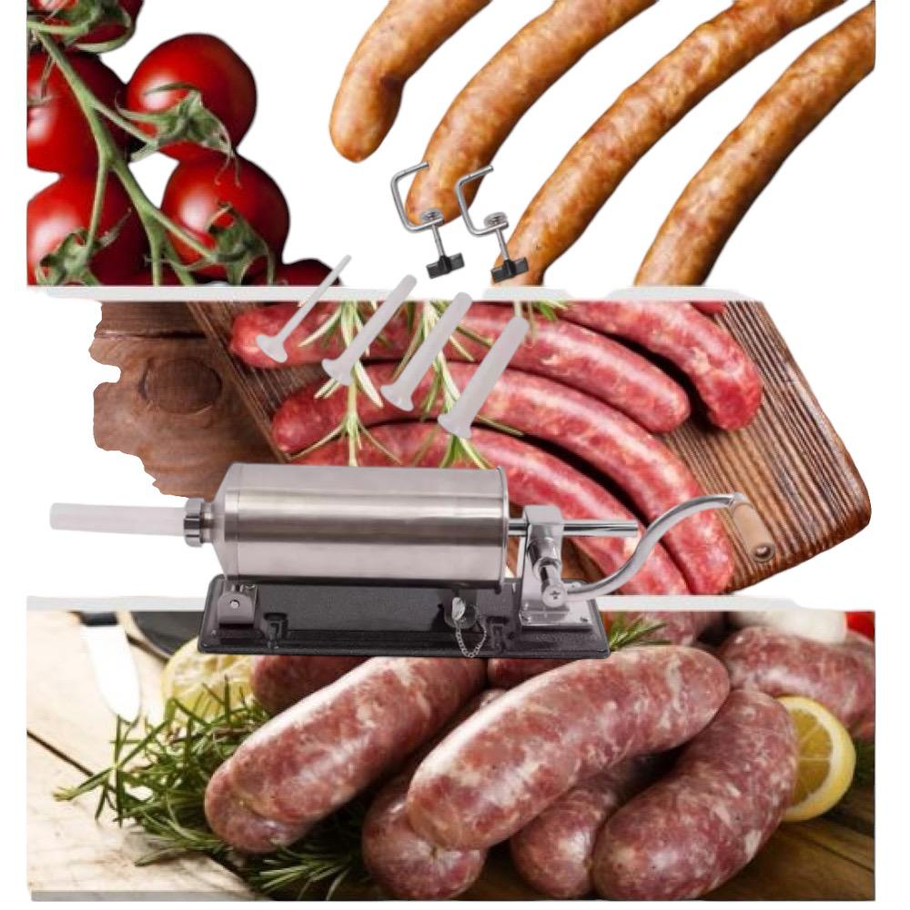 Masina carnati din inox 4kg, orizontala Masina carnati din inox 4kg, orizontala